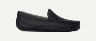 Ascot en cuir mat