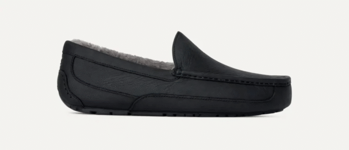 Ascot en cuir mat
