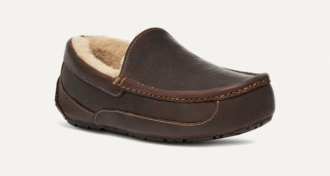 Ascot en cuir mat