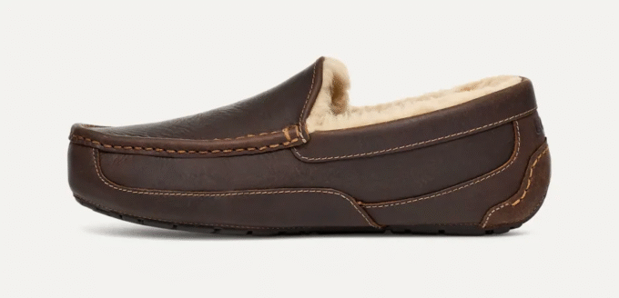 Ascot en cuir mat