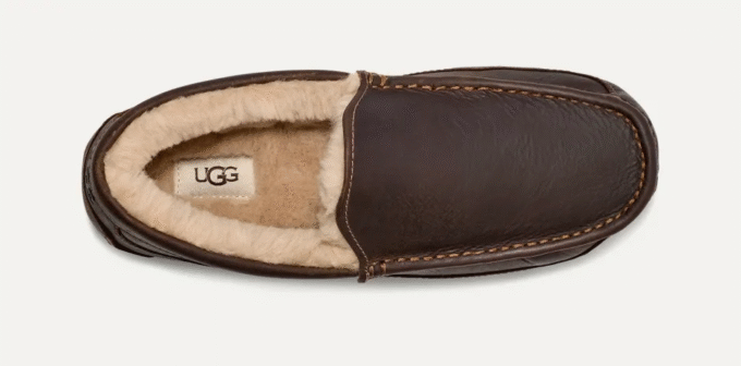 Ascot en cuir mat
