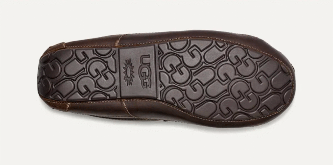 Ascot en cuir mat