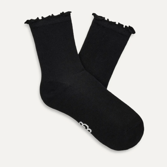 Chaussettes Karsyn à bordure de laitue