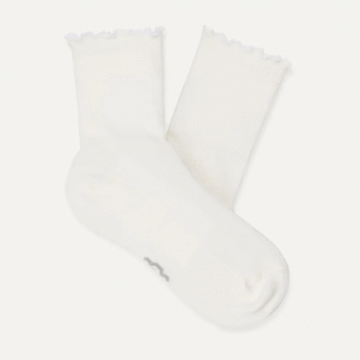 Chaussettes Karsyn à bordure de laitue