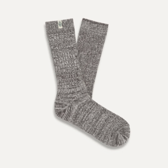 Chaussettes montantes en maille côtelée