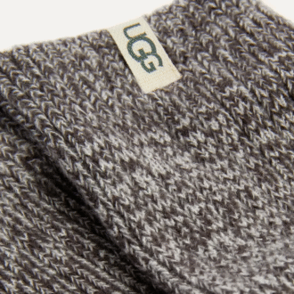 Chaussettes montantes en maille côtelée