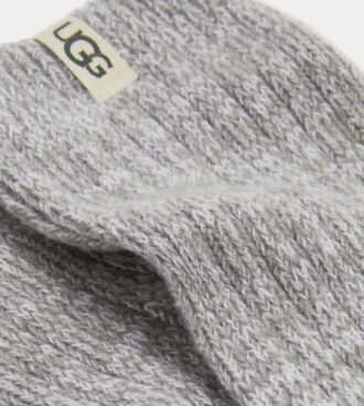 Chaussettes montantes en maille côtelée