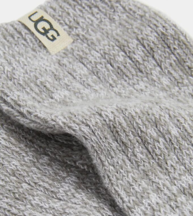 Chaussettes montantes en maille côtelée