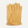 Gants en cuir à 3 points
