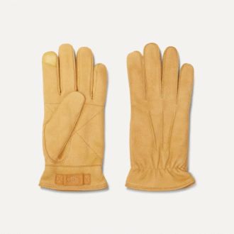 Gants en cuir à 3 points