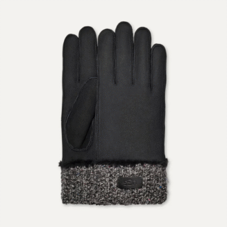 Gants à poignet tricotés en peau de mouton