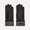 Gants à poignet tricotés en peau de mouton