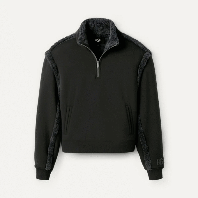 Lydi en polaire collée demi-zip