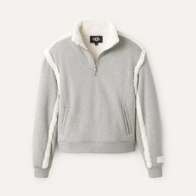 Lydi en polaire collée demi-zip