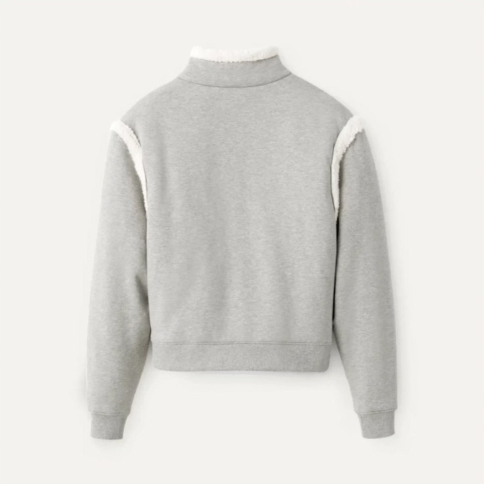 Lydi en polaire collée demi-zip