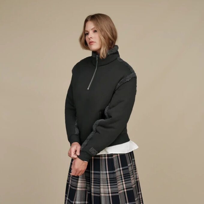 Lydi en polaire collée demi-zip