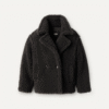 Manteau court en peluche Gertrude