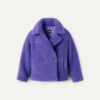 Manteau court en peluche Gertrude
