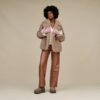 Manteau court en peluche Gertrude