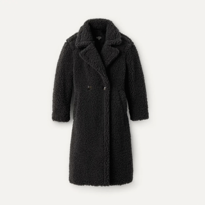 Manteau long en peluche de Gertrude