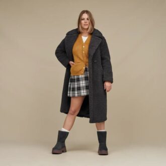 Manteau long en peluche de Gertrude