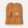 Moufle en peau de mouton avec couture
