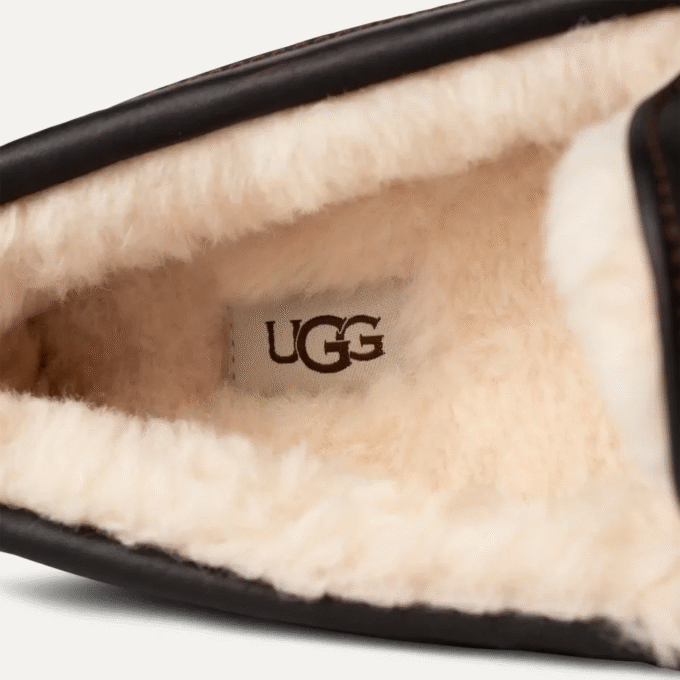 Pantoufle en cuir Ascot