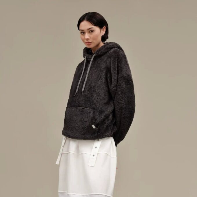 Sweat à capuche Loyra Sherpa