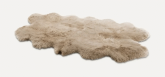 Tapis en peau de mouton Quatro