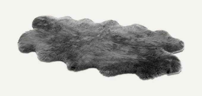 Tapis en peau de mouton Quatro