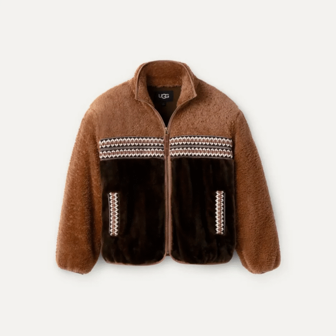Veste Marlene Sherpa Tresse Héritage