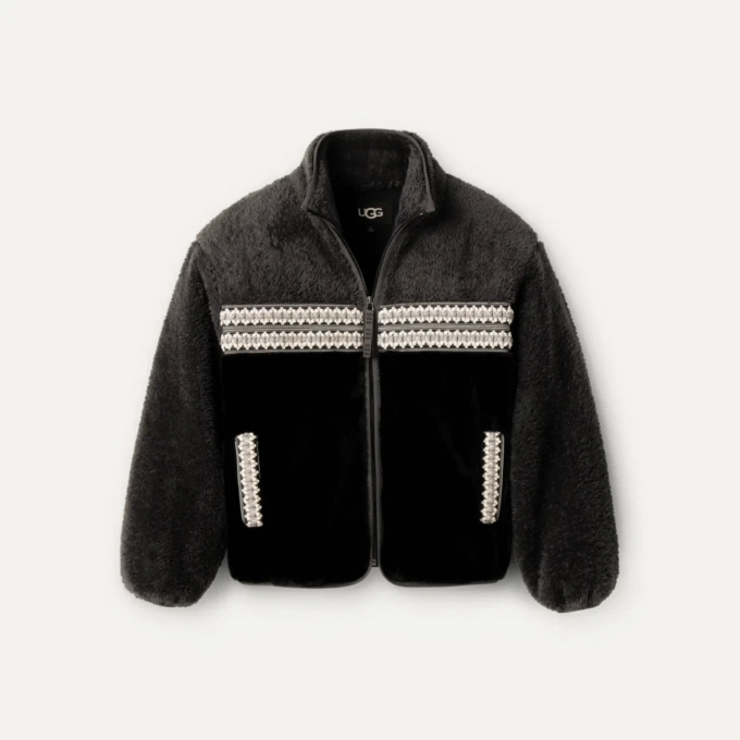 Veste Marlene Sherpa Tresse Héritage