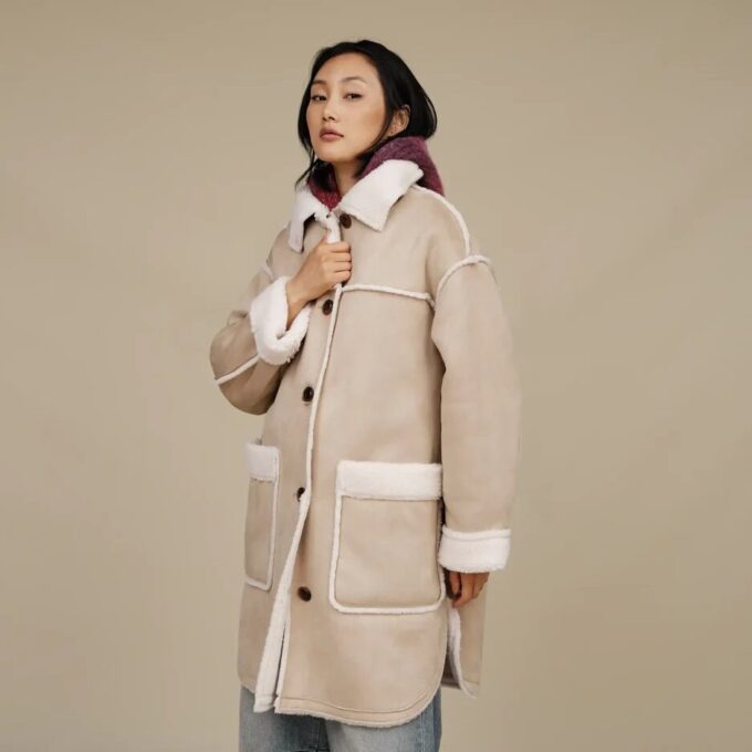 Veste mi-longue Takara LuxeFluff